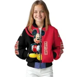 maryland terrapins mickey mouse red bomber jacket best selling