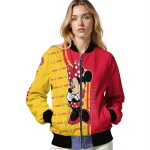 maryland terrapins minnie mouse red bomber jacket best selling