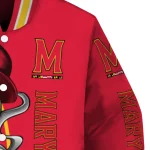 maryland terrapins spooky grin red varsity jacket best selling