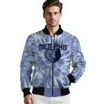 memphis grizzlies dynamic rings blue bomber jacket best selling