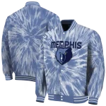 memphis grizzlies dynamic rings blue varsity jacket best selling