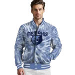 memphis grizzlies dynamic rings blue varsity jacket best selling