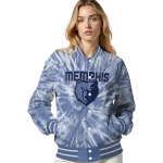 memphis grizzlies dynamic rings blue varsity jacket best selling