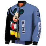 memphis grizzlies mickey mouse blue bomber jacket best selling