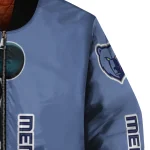 memphis grizzlies mickey mouse blue bomber jacket best selling