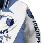 memphis grizzlies ripped bolt blue white varsity jacket best selling