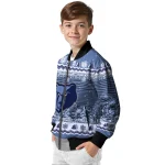 memphis grizzlies snowy pines blue bomber jacket best selling