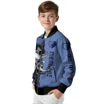 memphis grizzlies spooky grin blue bomber jacket best selling