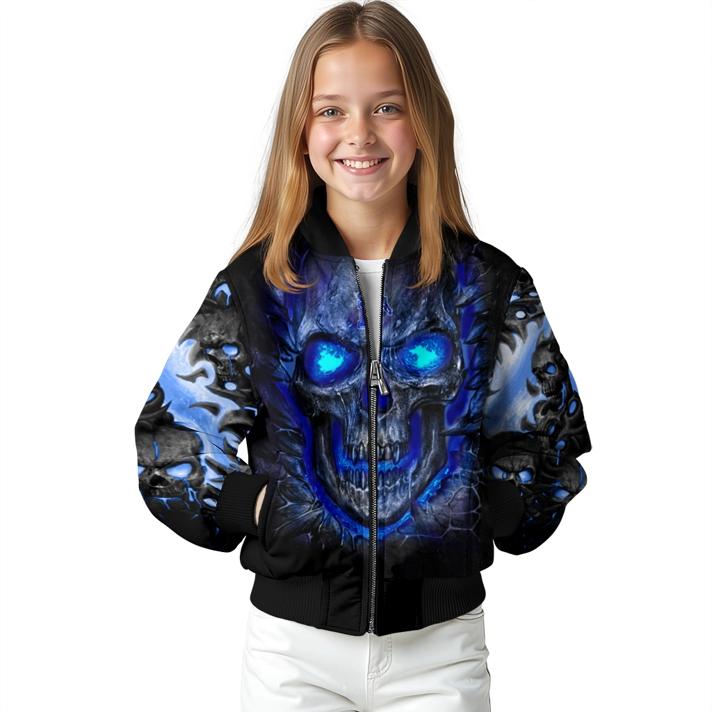 memphis tigers inferno skull blue black bomber jacket top rated memphis tigers inferno skull blue black bomber jacket top rated