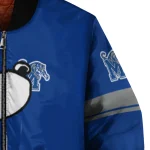 memphis tigers snoopy attitude blue bomber jacket best selling