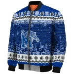 memphis tigers snowy pines blue bomber jacket best selling