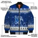 memphis tigers snowy pines blue bomber jacket best selling