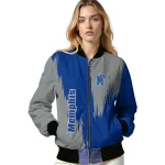 memphis tigers urban mark blue bomber jacket best selling