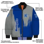 memphis tigers urban mark blue bomber jacket best selling