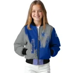 memphis tigers urban mark blue bomber jacket best selling