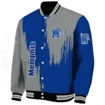memphis tigers urban mark blue varsity jacket best selling