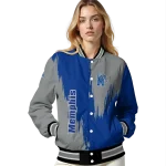 memphis tigers urban mark blue varsity jacket best selling
