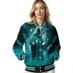 miami dolphins shadow reaper aqua varsity jacket best selling