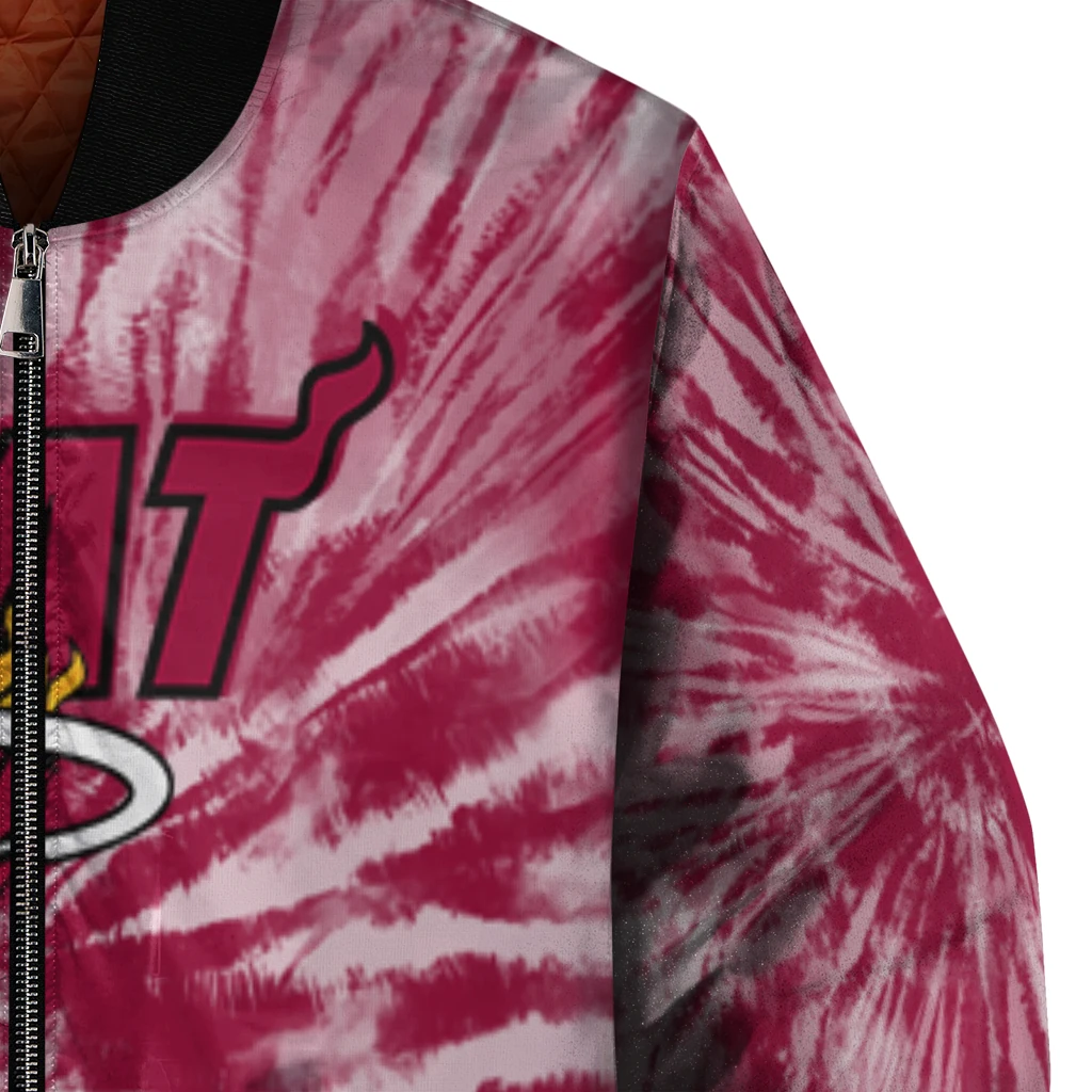 miami heat dynamic rings red bomber jacket premium grade miami heat dynamic rings red bomber jacket premium grade
