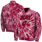 miami heat dynamic rings red varsity jacket best selling