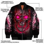 miami heat inferno skull red black bomber jacket best selling