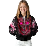 miami heat inferno skull red black bomber jacket best selling