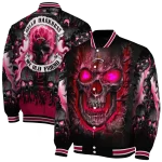 miami heat inferno skull red black varsity jacket best selling