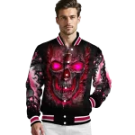 miami heat inferno skull red black varsity jacket best selling