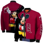 miami heat mickey mouse red bomber jacket best selling