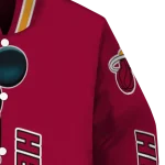 miami heat mickey mouse red varsity jacket best selling