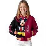 miami heat mickey mouse red varsity jacket best selling