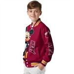 miami heat mickey mouse red varsity jacket best selling
