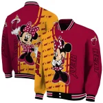 miami heat minnie mouse red varsity jacket best selling