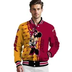 miami heat minnie mouse red varsity jacket best selling