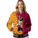 miami heat minnie mouse red varsity jacket best selling