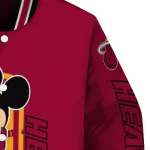 miami heat minnie mouse red varsity jacket best selling