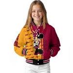 miami heat minnie mouse red varsity jacket best selling