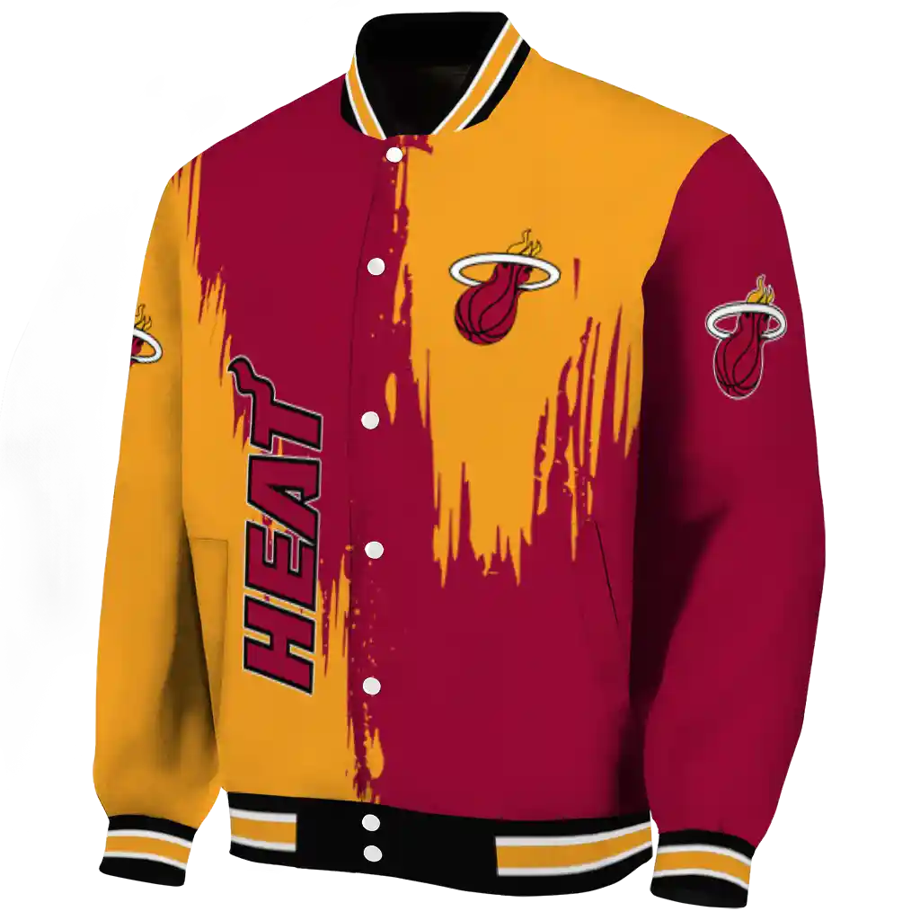 miami heat urban mark red varsity jacket best selling miami heat urban mark red varsity jacket best selling