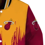 miami heat urban mark red varsity jacket best selling