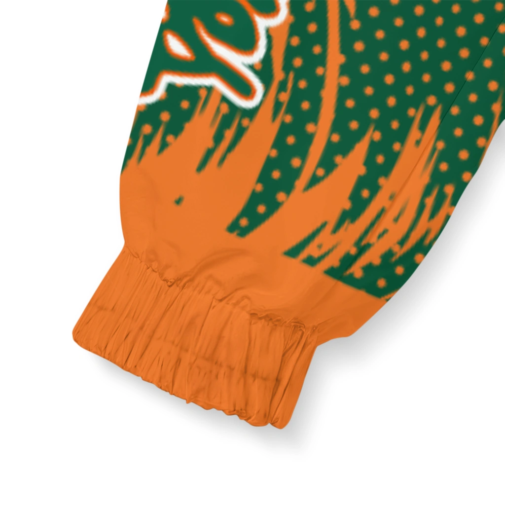 miami hurricanes dynamic heat wave orange windbreaker jacket latest model miami hurricanes dynamic heat wave orange windbreaker jacket latest model