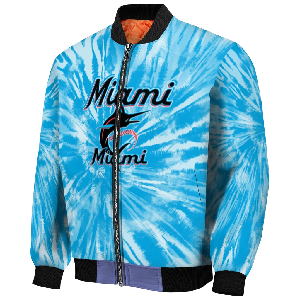 miami marlins dynamic rings blue bomber jacket fashion forward miami marlins dynamic rings blue bomber jacket fashion forward