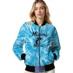 miami marlins dynamic rings blue bomber jacket best selling