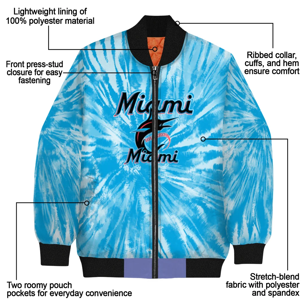 miami marlins dynamic rings blue bomber jacket new arrival miami marlins dynamic rings blue bomber jacket new arrival