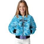 miami marlins dynamic rings blue bomber jacket best selling