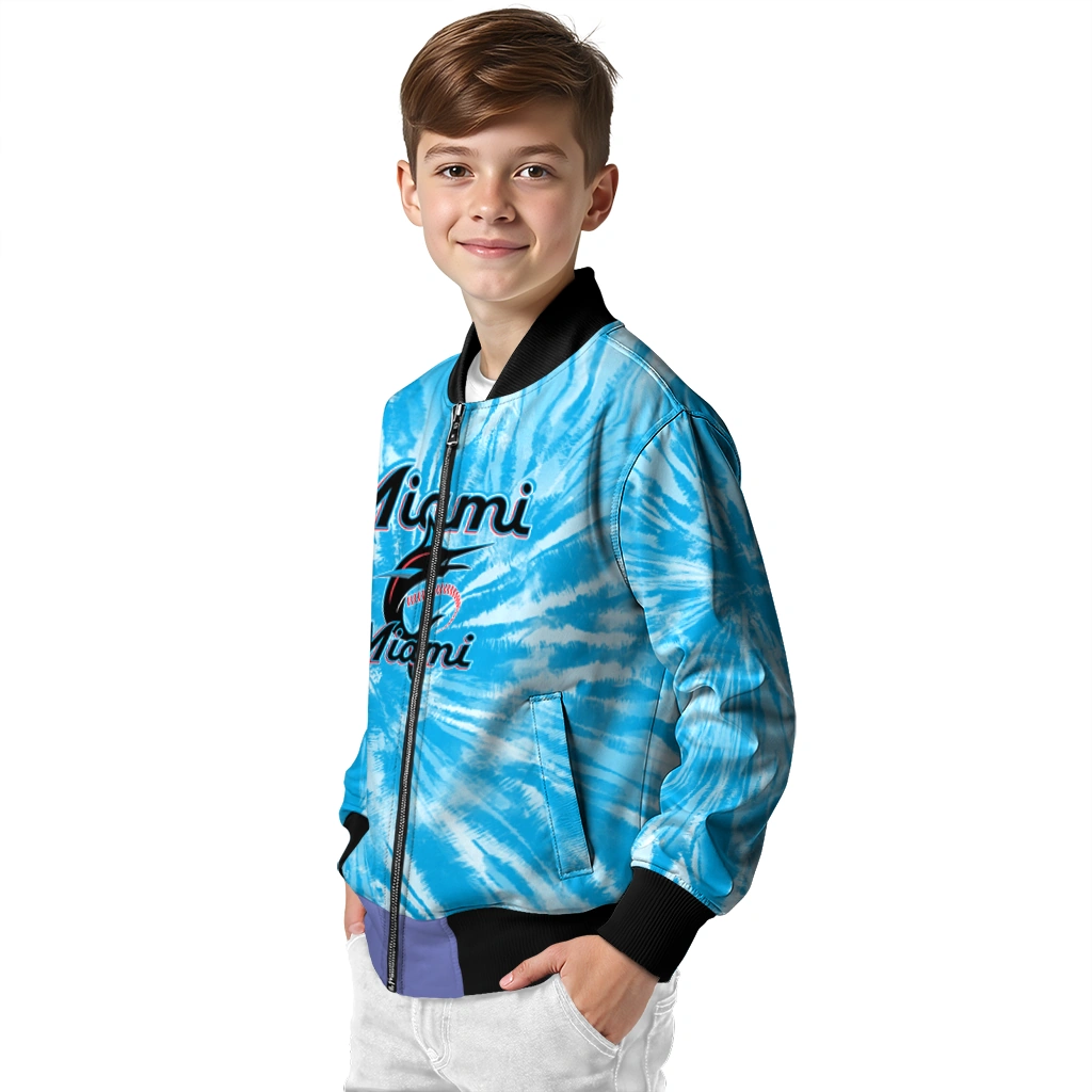 miami marlins dynamic rings blue bomber jacket trendy miami marlins dynamic rings blue bomber jacket trendy