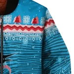 miami marlins snowy pines blue bomber jacket best selling