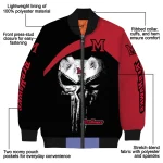miami redhawks edgy mask red black bomber jacket best selling