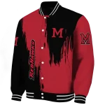 miami redhawks urban mark red varsity jacket best selling