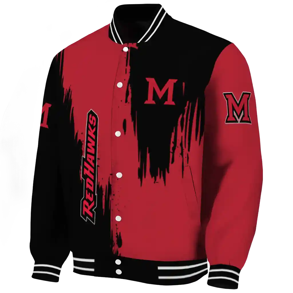 miami redhawks urban mark red varsity jacket best selling miami redhawks urban mark red varsity jacket best selling