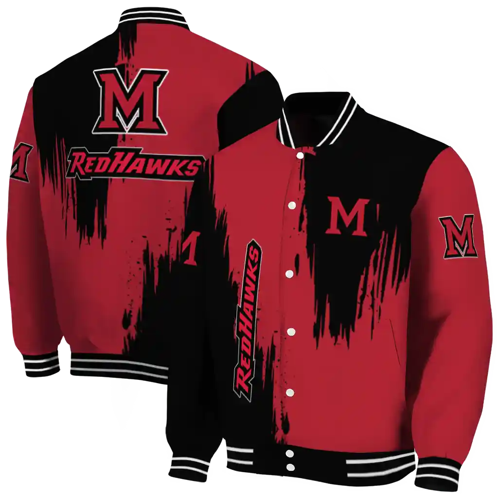 miami redhawks urban mark red varsity jacket fashion forward miami redhawks urban mark red varsity jacket fashion forward